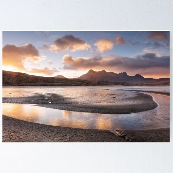 Item preview, Ben Loyal Sunrise Kyle of Tongue Sutherland Scotland designed and sold by PhotosEcosse.