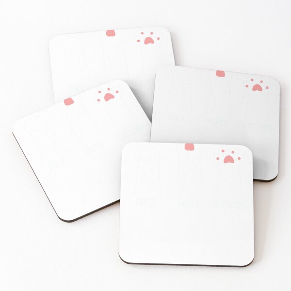 Item preview, Rock Paper Scissors Hand Game Cute Paw Funny Cat designed and sold by Tujzui.