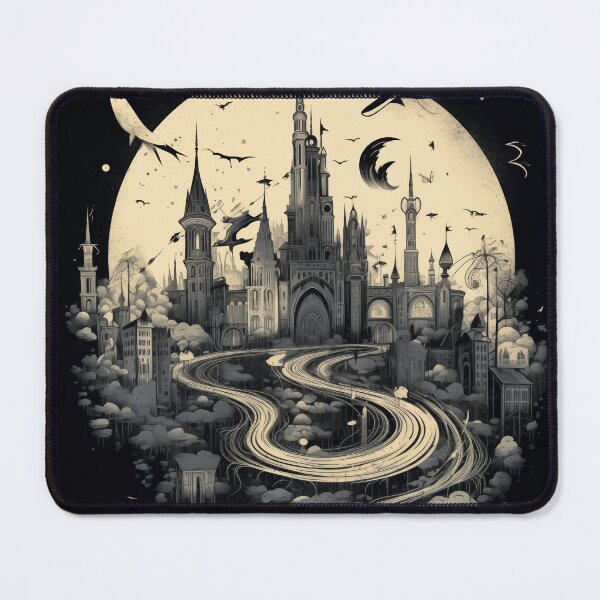 Item preview, Floating Gothic Metropolis designed and sold by landletsy.
