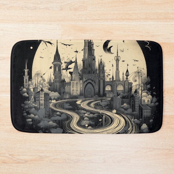Item preview, Floating Gothic Metropolis designed and sold by landletsy.