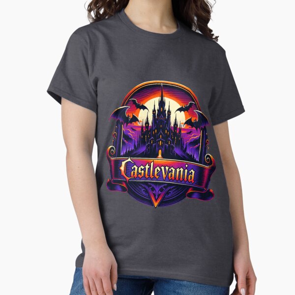 Artikel-Vorschau von „Castlevania Gothic Castle Design – Dunkle, filmische Kunst für T-Shirts, Tassen, Aufkleber und mehr“, designt und verkauft von artedigital99.