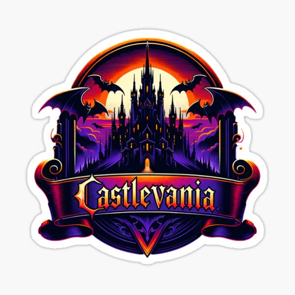 Artikel-Vorschau von „Castlevania Gothic Castle Design – Dunkle, filmische Kunst für T-Shirts, Tassen, Aufkleber und mehr“, designt und verkauft von artedigital99.