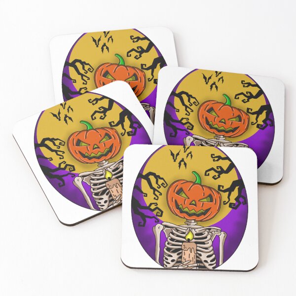 Item preview, Halloween Pumpkin Skeleton designed and sold by saffronsDesigns.