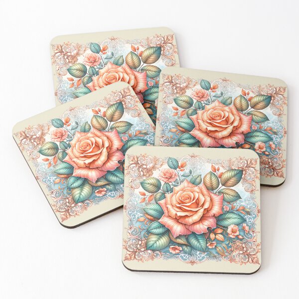 Item preview, Peach Rose designed and sold by I-I-Trading-Co.