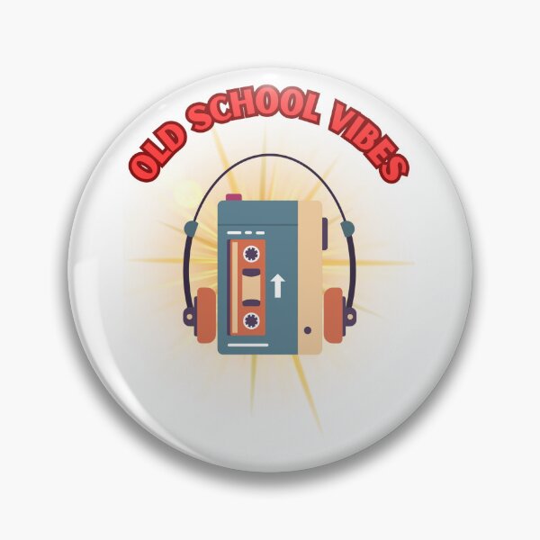 Aperçu de l'œuvre Walkman vintage avec un design « Old School Vibes » créée et vendue par ewaD20.