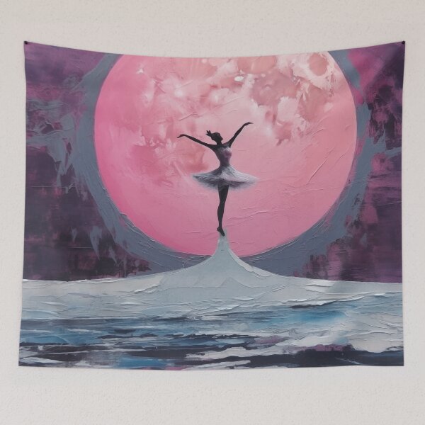 Item preview, Dancer Under the Pink Moon designed and sold by landletsy.
