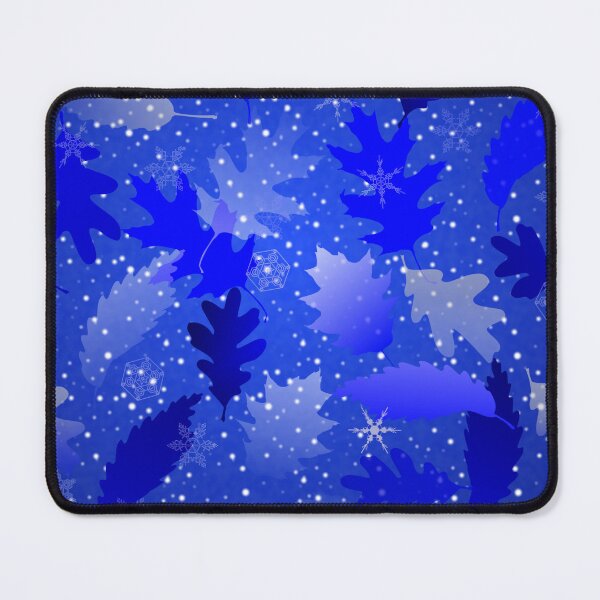 Item preview, Swirling Leaves in Snow at Night in a Moonbeam designed and sold by Art in My Loft.