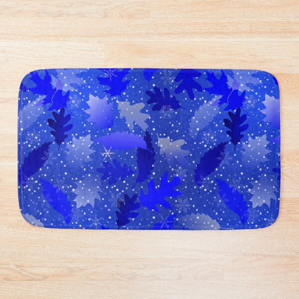 Item preview, Swirling Leaves in Snow at Night in a Moonbeam designed and sold by Art in My Loft.