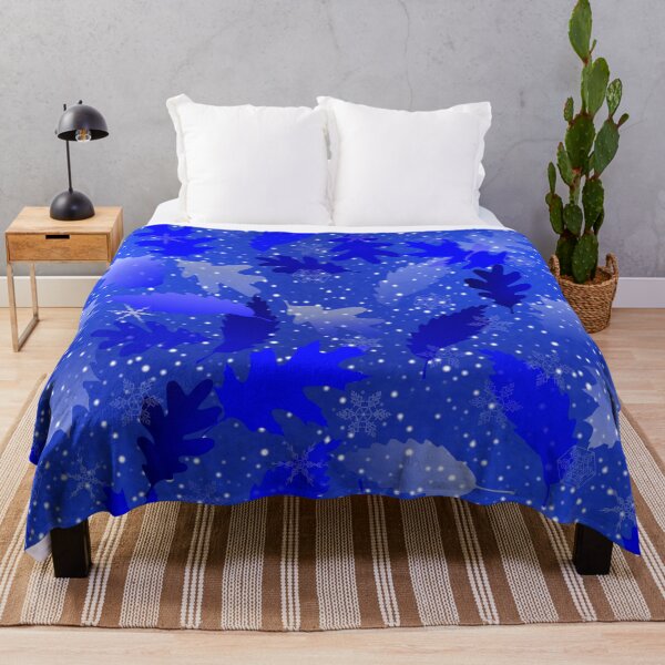 Item preview, Swirling Leaves in Snow at Night in a Moonbeam designed and sold by Art in My Loft.