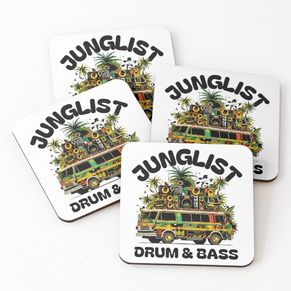 Artikelvorschau, JUNGLIST - Dnb Bus (Schwarz) entworfen und verkauft von Discothreadz.