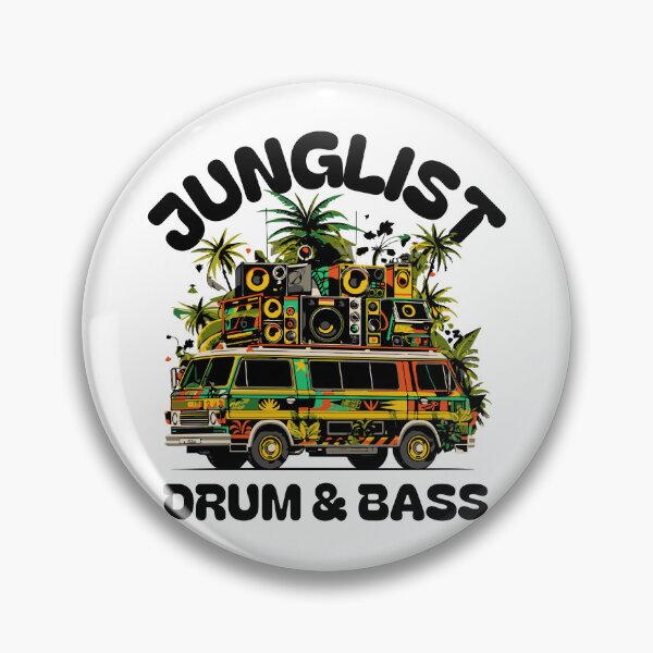 Artikelvorschau, JUNGLIST - Dnb Bus (Schwarz) entworfen und verkauft von Discothreadz.