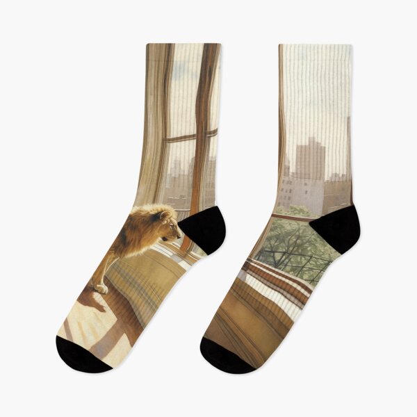 Item preview, Lion in the City designed and sold by landletsy.