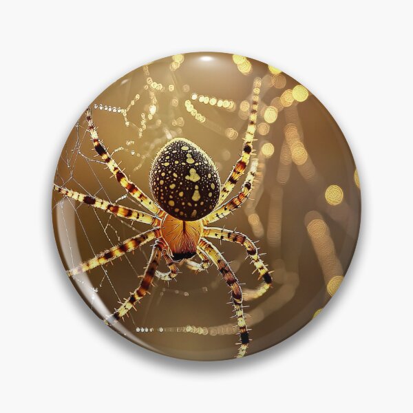Item preview, Spider closeup on web - Macro nature photo designed and sold by TheArtistOf2022.