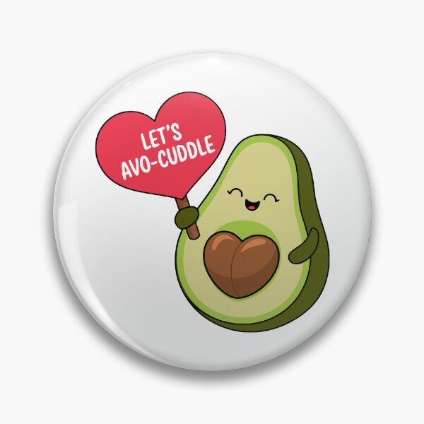Item preview, Let's Avocuddle! Cute Avocado Pun designed and sold by PMCreative.