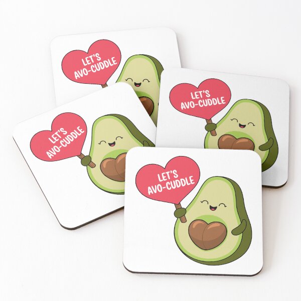 Item preview, Let's Avocuddle! Cute Avocado Pun designed and sold by PMCreative.