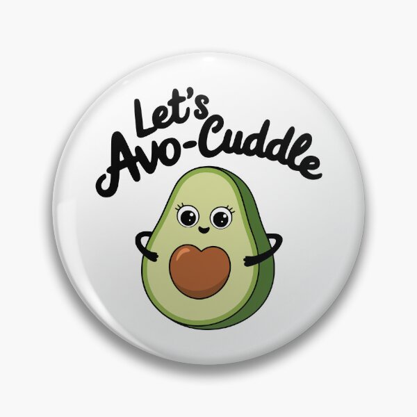 Item preview, Let's Avocuddle! Funny Avocado Pun designed and sold by PMCreative.
