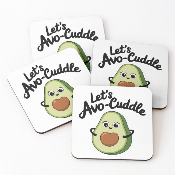 Item preview, Let's Avocuddle! Funny Avocado Pun designed and sold by PMCreative.