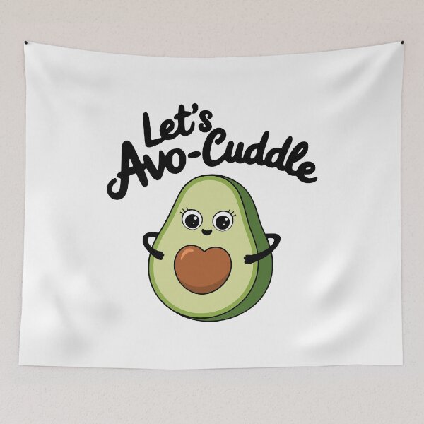 Item preview, Let's Avocuddle! Funny Avocado Pun designed and sold by PMCreative.