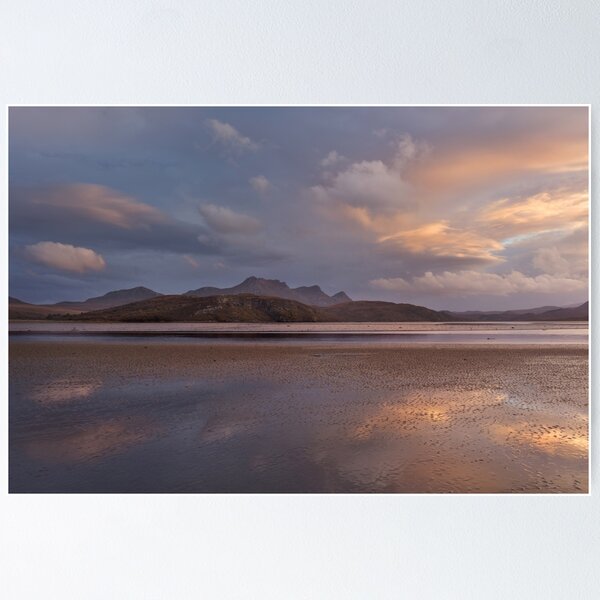 Item preview, Ben Loyal Sunset Kyle of Tongue NC500 Northern Scotland designed and sold by PhotosEcosse.