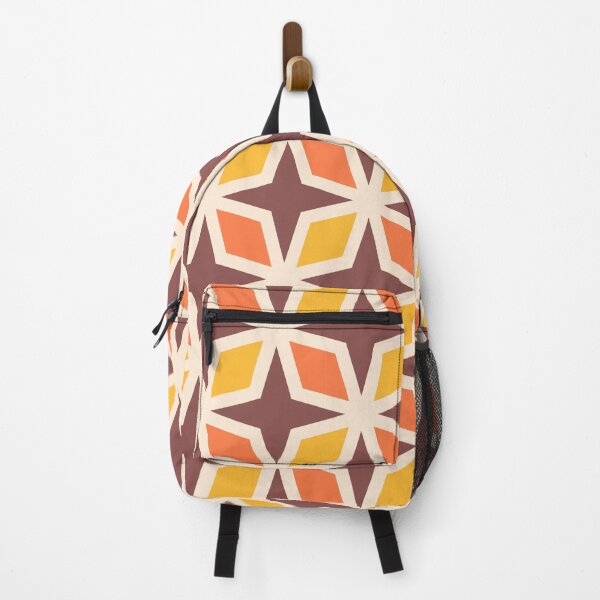 Item preview, Mid Century Modern Abstract Star Pattern in Autumn Colors designed and sold by tonymagnerart.