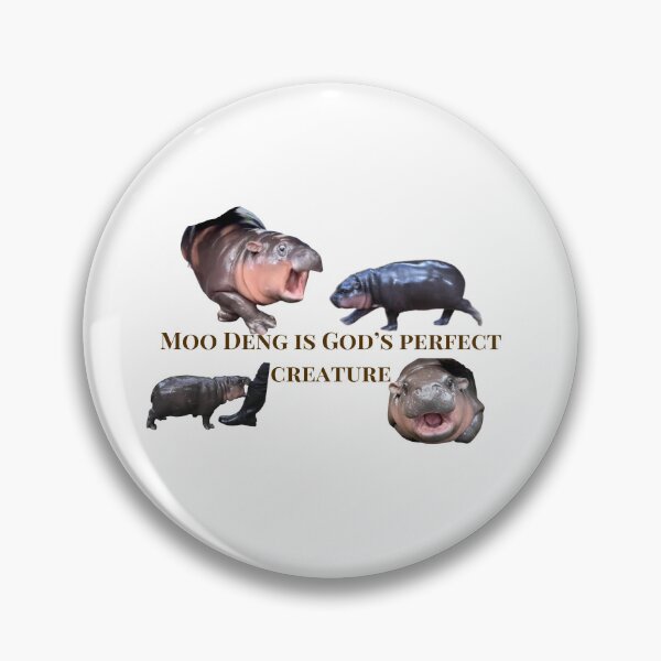 Item preview, Moo Deng is God's perfect creature designed and sold by SeminaryGirlies.