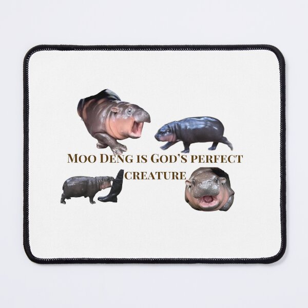Item preview, Moo Deng is God's perfect creature designed and sold by SeminaryGirlies.