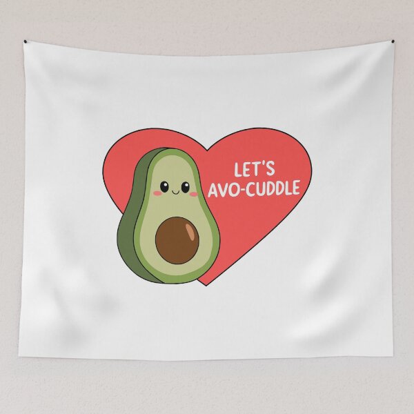 Item preview, Let's Avocuddle! Cute Avocado Love Pun designed and sold by PMCreative.