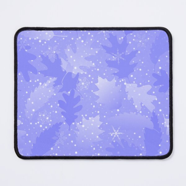 Item preview, Swirling Leaves in Snow at Night Lavender designed and sold by Art in My Loft.