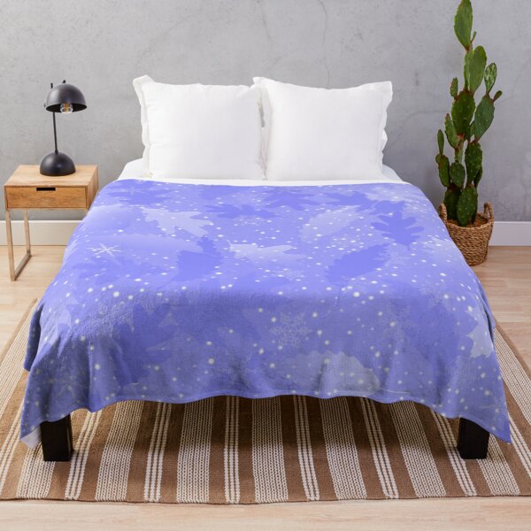 Item preview, Swirling Leaves in Snow at Night Lavender designed and sold by Art in My Loft.