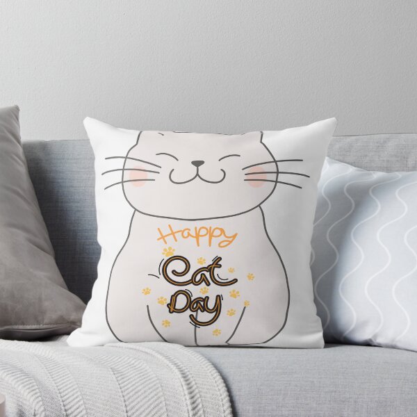 Item preview, Happy cat day designed and sold by rainyfc87.