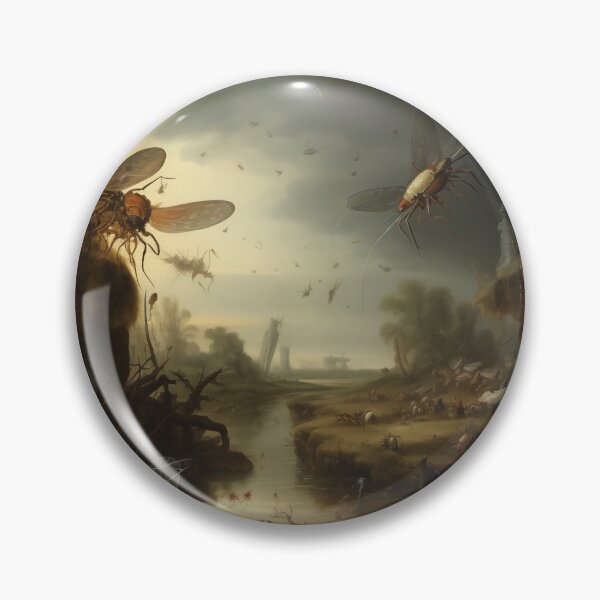 Item preview, Insect Uprising in a Dystopian Landscape designed and sold by landletsy.