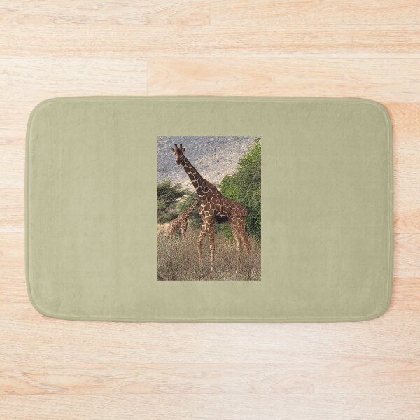 Item preview, Graceful Duo: Giraffes in the Heart of the Wilderness designed and sold by annenambiro.