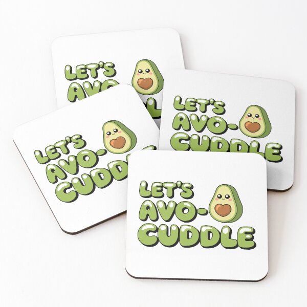Item preview, Let's Avocuddle! Kawaii Avocado Cuddle Puns designed and sold by PMCreative.