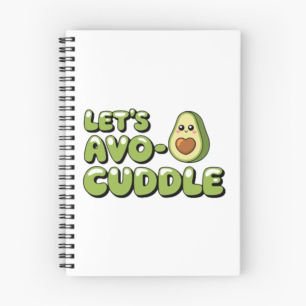 Item preview, Let's Avocuddle! Kawaii Avocado Cuddle Puns designed and sold by PMCreative.