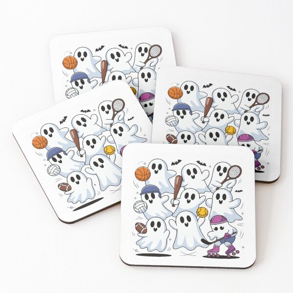 Item preview, Sporty Ghosts Playing Games Cartoon designed and sold by Imaginarium Design.