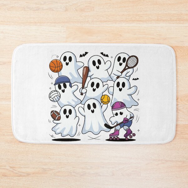 Item preview, Sporty Ghosts Playing Games Cartoon designed and sold by Imaginarium Design.