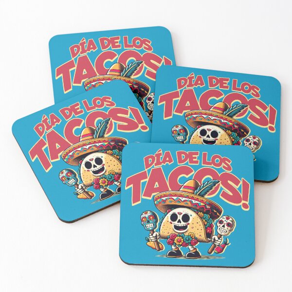 Item preview, DIA DE LOS TACOS - A TACO CELEBRATING A DIA DE LOS MUERTOS designed and sold by justyna-s28.