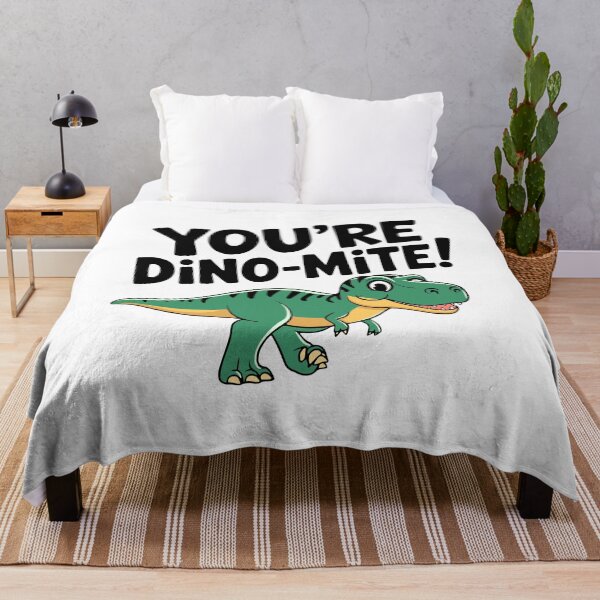 Item preview, You're Dino-Mite! Cute Dinosaur Pun designed and sold by PMCreative.