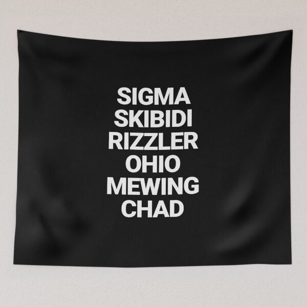 Item preview, Sigma, Skibidi, Rizzler, Ohio, Mewing, Chad designed and sold by Primotees.