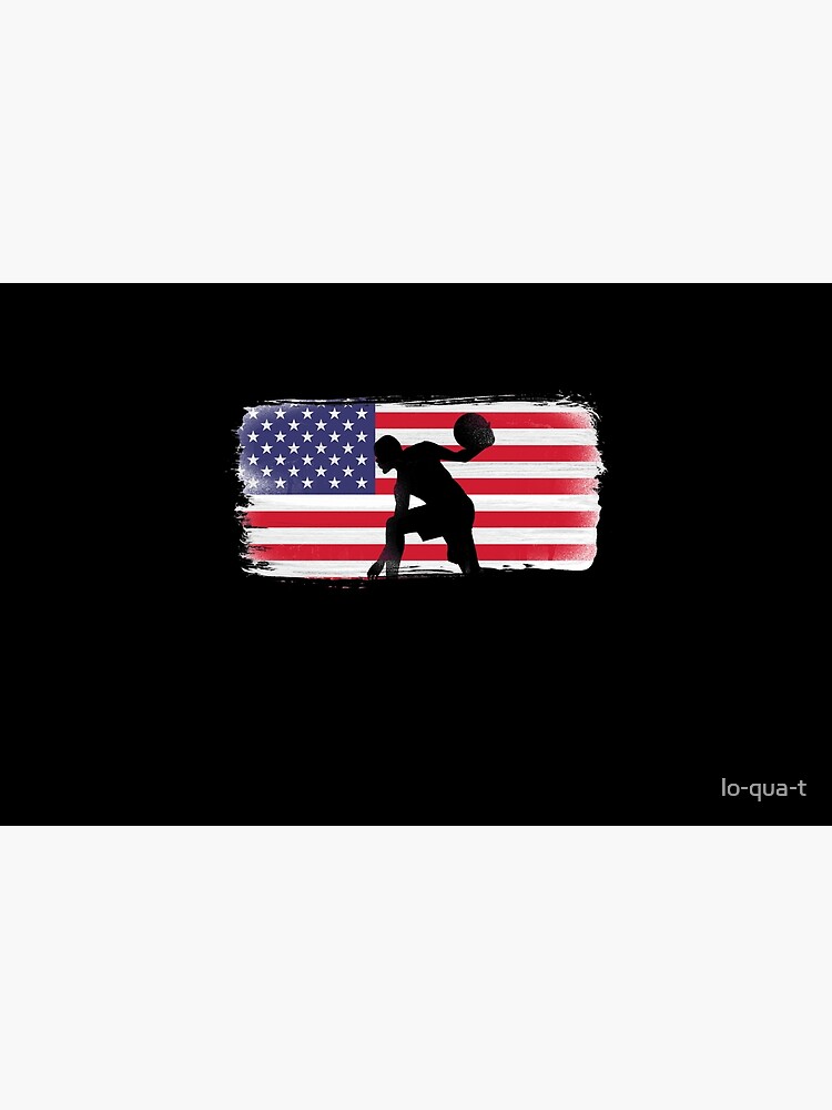 American Flag Basketball Player by lo-qua-t