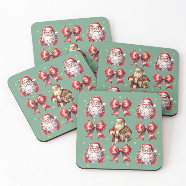 Item preview, Vintage Coquette Santa Claus designed and sold by kjanedesigns.