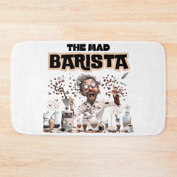 Item preview, The MAD BARISTA Coffee Shop  designed and sold by NikoDeeko.