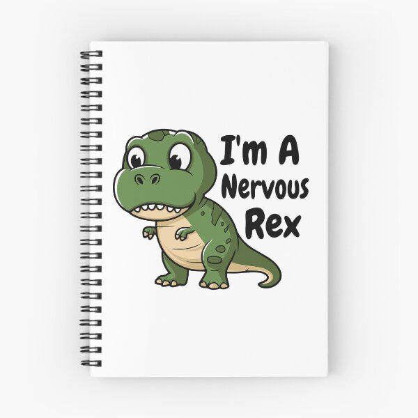 Item preview, I'm A Nervous Rex! Cute Dinosaur Pun designed and sold by PMCreative.