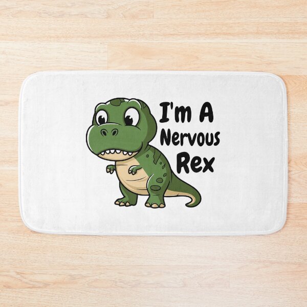 Item preview, I'm A Nervous Rex! Cute Dinosaur Pun designed and sold by PMCreative.