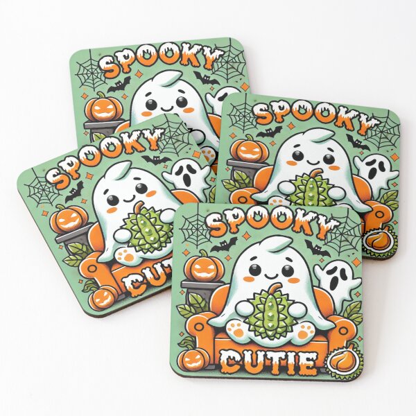 Item preview, Spooky Cutie Halloween Durian Design designed and sold by DurianCraze.