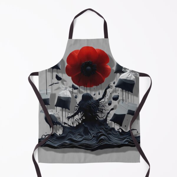 Item preview, Surreal Addiction Horror Poppy Opiate Drugs Poppies Woman Dark designed and sold by SomniferumWars.