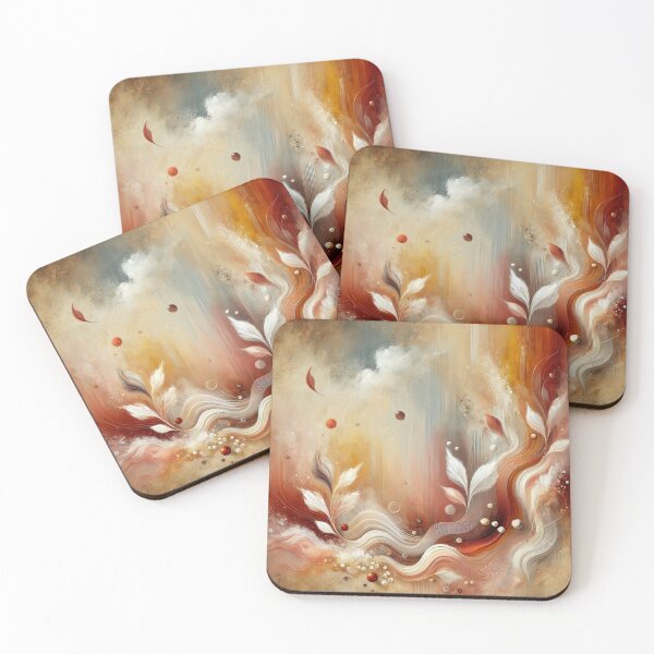 Item preview, Fall abstract leaves in the rain designed and sold by ValerieStOnge.