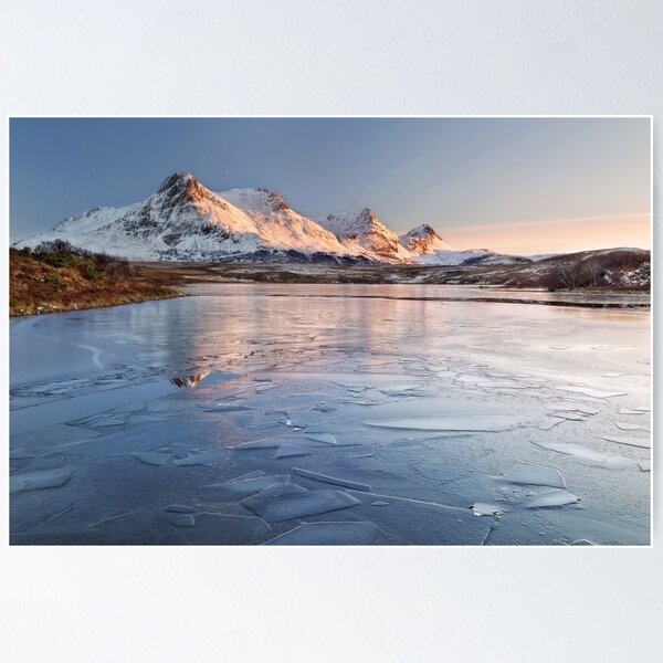 Item preview, Ben Loyal Loch  Hakel Fire and Ice Sutherland Scotland. designed and sold by PhotosEcosse.