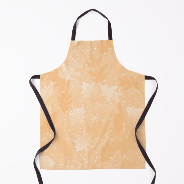 Item preview, Swirling Leaves in Snow at Night Soft Orange designed and sold by Art in My Loft.