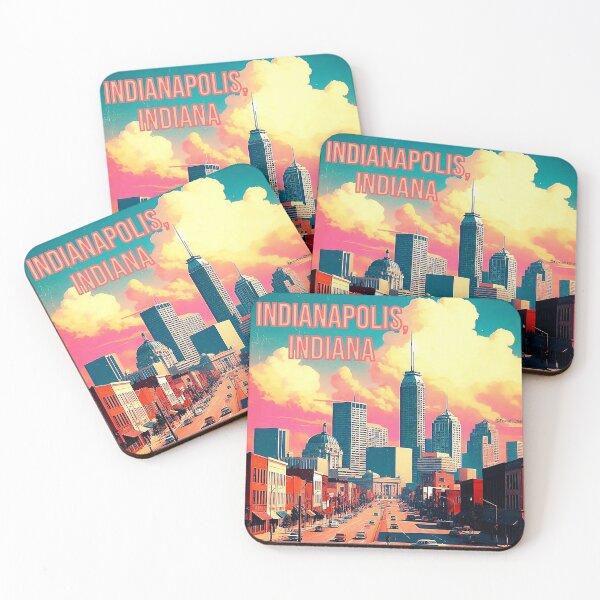 Item preview, Visiting State Capitals - Indianapolis, Indiana designed and sold by Red Studios.